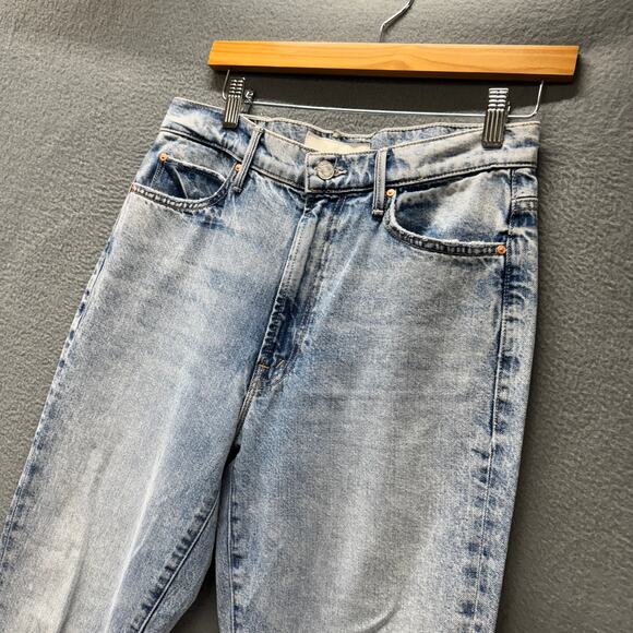 Mother Jeans Womens 29 (30x28 ACTUAL) The Swooner Rascal Ankle Signs & Symbols - Picture 8 of 12